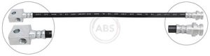 A.b.s. Bremsschlauch [Hersteller-Nr. SL4896] für Bedford