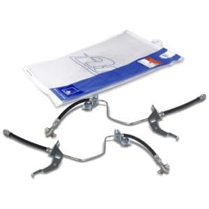 Ate 2x Bremsschlauch hinten links+rechts [Hersteller-Nr. 41101573] für Opel