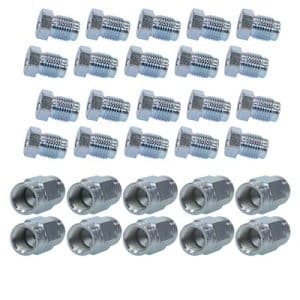 Atec 10x Bremsrohrverbinder+20x Bremsrohrverschraubung [Hersteller-Nr. 40576370]