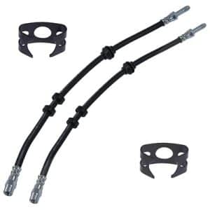Atec 2x Bremsschlauch + Haltefedern vorne [Hersteller-Nr. 40577558] für VW