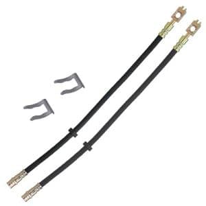 Atec 2x Bremsschlauch + Haltefedern vorne [Hersteller-Nr. 40577560] für Audi