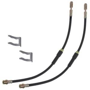 Atec 2x Bremsschlauch + Haltefedern vorne [Hersteller-Nr. 40577563] für Audi