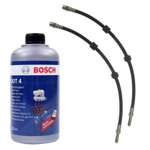 Atec 2x Bremsschlauch vorne + 500ml Bremsflüssigkeit [Hersteller-Nr. 40577222] für Seat