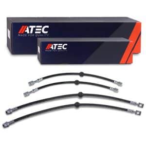 Atec 4x Bremsschlauch Vorderachse +Hinterachse [Hersteller-Nr. 40985295] für Mini