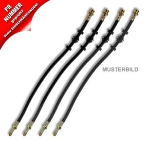 Atec 4x Bremsschlauch vorne + hinten [Hersteller-Nr. 40576361] für Audi
