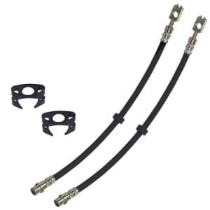 Bestprice 2x Bremsschlauch + Haltefedern vorne [Hersteller-Nr. 34004647] für VW