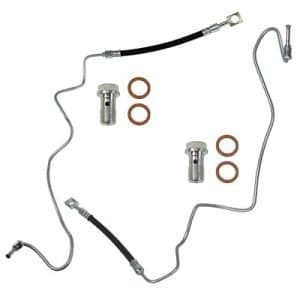 Bestprice 2x Bremsschlauch Hinterachse [Hersteller-Nr. 10620154] für Audi