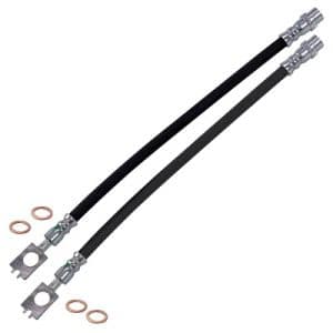 Bestprice 2x Bremsschlauch Hinterachse [Hersteller-Nr. 34005146] für Audi