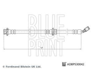 Blue Print Bremsschlauch [Hersteller-Nr. ADBP530042] für Nissan