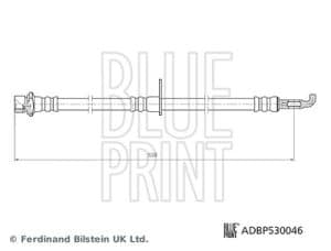 Blue Print Bremsschlauch [Hersteller-Nr. ADBP530046] für Lexus