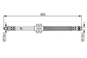 Bosch Bremsschlauch [Hersteller-Nr. 1987476126] für Renault