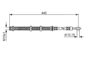 Bosch Bremsschlauch [Hersteller-Nr. 1987476354] für Land Rover