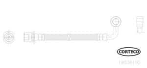 Corteco Bremsschlauch ERSTAUSRÜSTERQUALITÄT [Hersteller-Nr. 19036110]