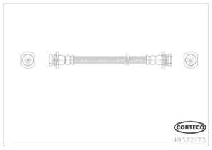 Corteco Bremsschlauch ERSTAUSRÜSTERQUALITÄT [Hersteller-Nr. 49372173] für Chevrolet