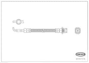 Corteco Bremsschlauch [Hersteller-Nr. 49387016] für Toyota