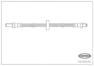 Corteco Bremsschlauch [Hersteller-Nr. 49405546] für Jaguar