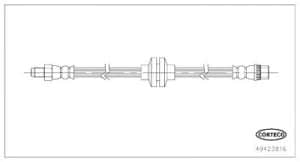 Corteco Bremsschlauch [Hersteller-Nr. 49423816] für Renault
