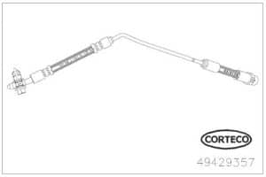 Corteco Bremsschlauch [Hersteller-Nr. 49429357] für BMW