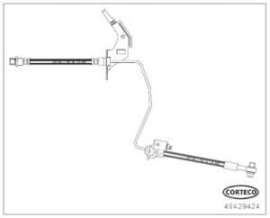 Corteco Bremsschlauch [Hersteller-Nr. 49429424] für Opel