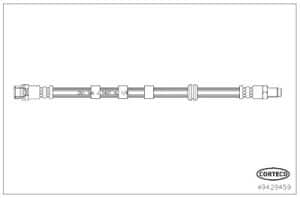 Corteco Bremsschlauch [Hersteller-Nr. 49429459] für Ford