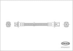 Corteco Bremsschlauch [Hersteller-Nr. 49486601] für Lexus