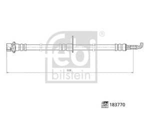 Febi Bilstein Bremsschlauch [Hersteller-Nr. 183770] für Lexus