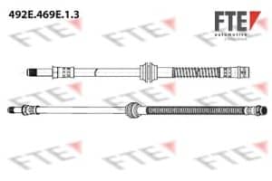 Fte Bremsschlauch [Hersteller-Nr. 9240702] für Mercedes-Benz