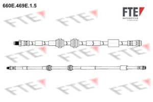 Fte Bremsschlauch [Hersteller-Nr. 9240824] für Mercedes-Benz