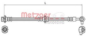 Metzger Autoteile Bremsschlauch [Hersteller-Nr. 4110131] für Nissan