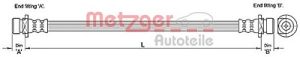 Metzger Autoteile Bremsschlauch [Hersteller-Nr. 4110183] für Land Rover