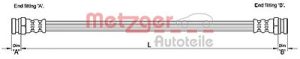 Metzger Autoteile Bremsschlauch [Hersteller-Nr. 4110215] für Hyundai