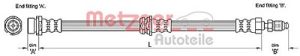 Metzger Autoteile Bremsschlauch [Hersteller-Nr. 4110240] für Ford