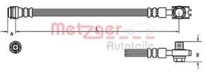 Metzger Autoteile Bremsschlauch [Hersteller-Nr. 4110246] für VW