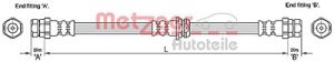 Metzger Autoteile Bremsschlauch [Hersteller-Nr. 4110248] für Audi