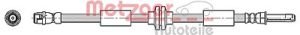 Metzger Autoteile Bremsschlauch [Hersteller-Nr. 4110362] für VW