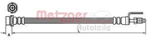 Metzger Autoteile Bremsschlauch [Hersteller-Nr. 4110436] für Ford