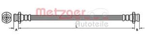 Metzger Autoteile Bremsschlauch [Hersteller-Nr. 4110470] für Opel