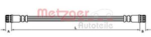 Metzger Autoteile Bremsschlauch [Hersteller-Nr. 4110474] für Mitsubishi