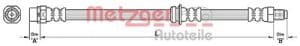 Metzger Autoteile Bremsschlauch [Hersteller-Nr. 4110479] für BMW