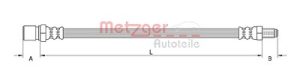 Metzger Autoteile Bremsschlauch [Hersteller-Nr. 4110483] für Alfa Romeo