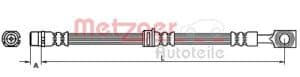 Metzger Autoteile Bremsschlauch [Hersteller-Nr. 4110524] für Opel