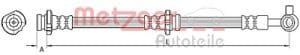 Metzger Autoteile Bremsschlauch [Hersteller-Nr. 4110847] für Nissan