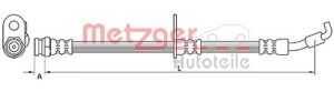 Metzger Autoteile Bremsschlauch [Hersteller-Nr. 4110875] für Mazda