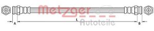Metzger Autoteile Bremsschlauch [Hersteller-Nr. 4110877] für Mazda