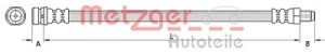 Metzger Autoteile Bremsschlauch [Hersteller-Nr. 4110992] für Ford