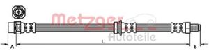 Metzger Autoteile Bremsschlauch [Hersteller-Nr. 4111098] für BMW