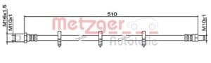 Metzger Autoteile Bremsschlauch [Hersteller-Nr. 4111486] für Iveco