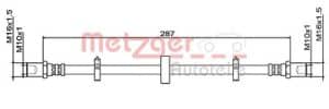Metzger Autoteile Bremsschlauch [Hersteller-Nr. 4111492] für Iveco