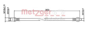 Metzger Autoteile Bremsschlauch [Hersteller-Nr. 4111495] für Iveco