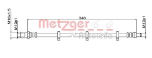 Metzger Autoteile Bremsschlauch [Hersteller-Nr. 4111498] für Iveco